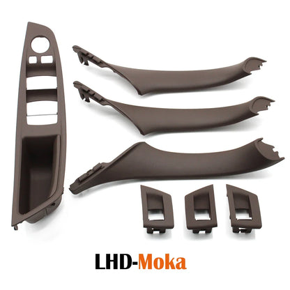 LHD/RHD Car Interior Door Armrest Handle Set | Beige, Black, Brown, Oyster for BMW 5 Series F10 F11 523i-530i