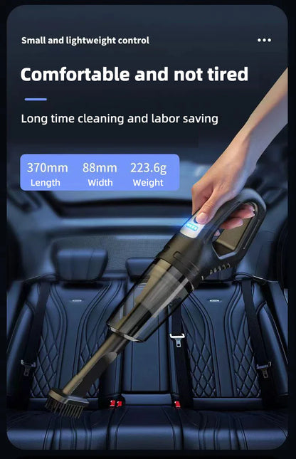 Car Multipurpose Handheld Vacuum Cleaner – Powerful Suction, Rechargeable Wireless Cleaner for Car & Home Dual Use