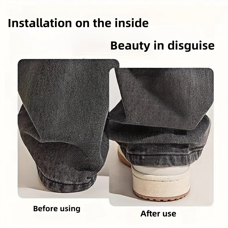 2/4/6PCS Invisible Leg Shortening Clips – Non-Slip Pants Hem Fixing Device, Seam-Free Anti-Drag Clips