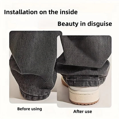 2/4/6PCS Invisible Leg Shortening Clips – Non-Slip Pants Hem Fixing Device, Seam-Free Anti-Drag Clips