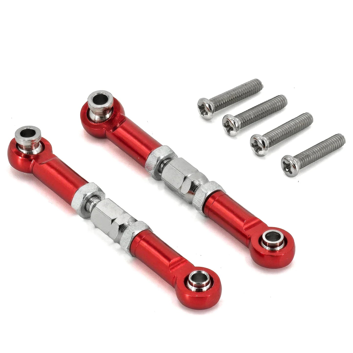 Upgraded Metal Suspension & Aluminum Parts Kit – Front & Rear Wheel Hubs, Bearings & Steering Rod for SCY16101/16102Pro/16104/SG116/Q130 RC Cars