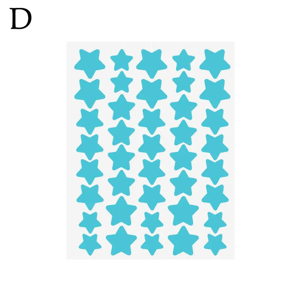 Colorful Star-Shaped PE Pimple Patches – Invisible Acne Spot Stickers for Skin Care and Makeup Concealer
