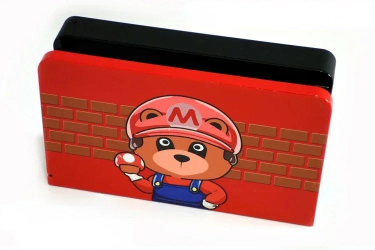 Super Mario Bros Dock Cover for Nintendo Switch OLED – Anime Protective Case for Switch Dock Base Accessories