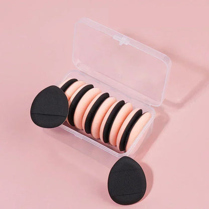 3/10PCS Mini Cosmetic Cushion Puffs – Professional Finger Puffs for Foundation & Concealer Makeup