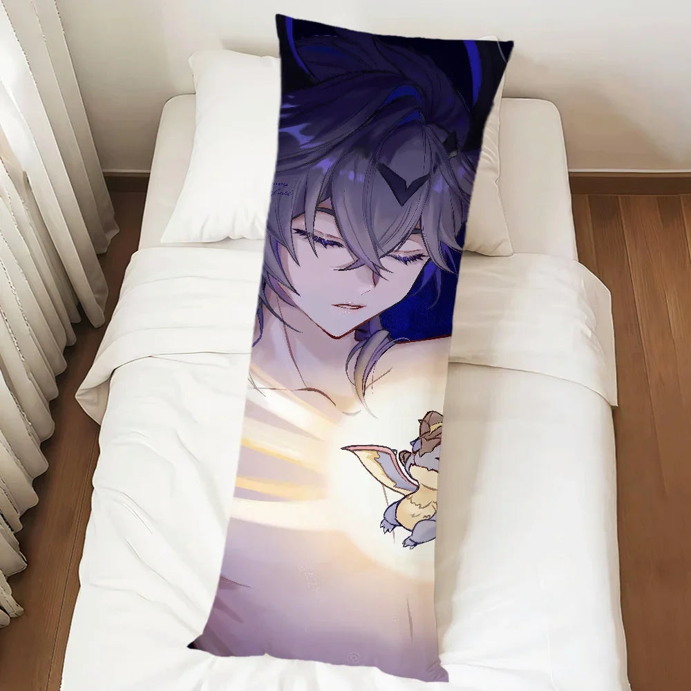 Genshin Impact Durin Lumbar Pillow Cover - Extra Long Throw Cushion Case for Sofa, Bed & Car