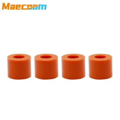 3D Printer Hot Bed Leveling Silicone Spacer Set – High Temperature Solid Column Parts Kit (3 Long + 1 Short) for CR-10/CR-10S/Ender-3 Repair & Upgrade Accessories