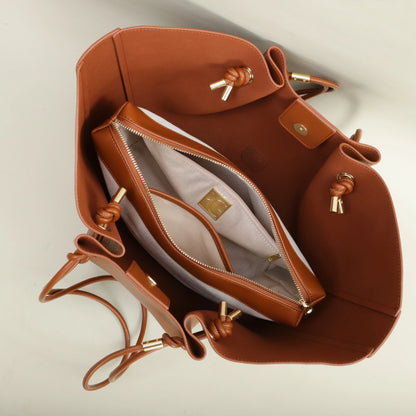 PG Large-Capacity Women’s Shoulder Bag — Light Luxury Fashion Handbag with Elegant Design