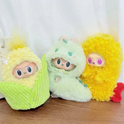17CM Labubu Cute Milk Doll Clothes – Handmade Outfit Accessories for V1 & V3 Dolls