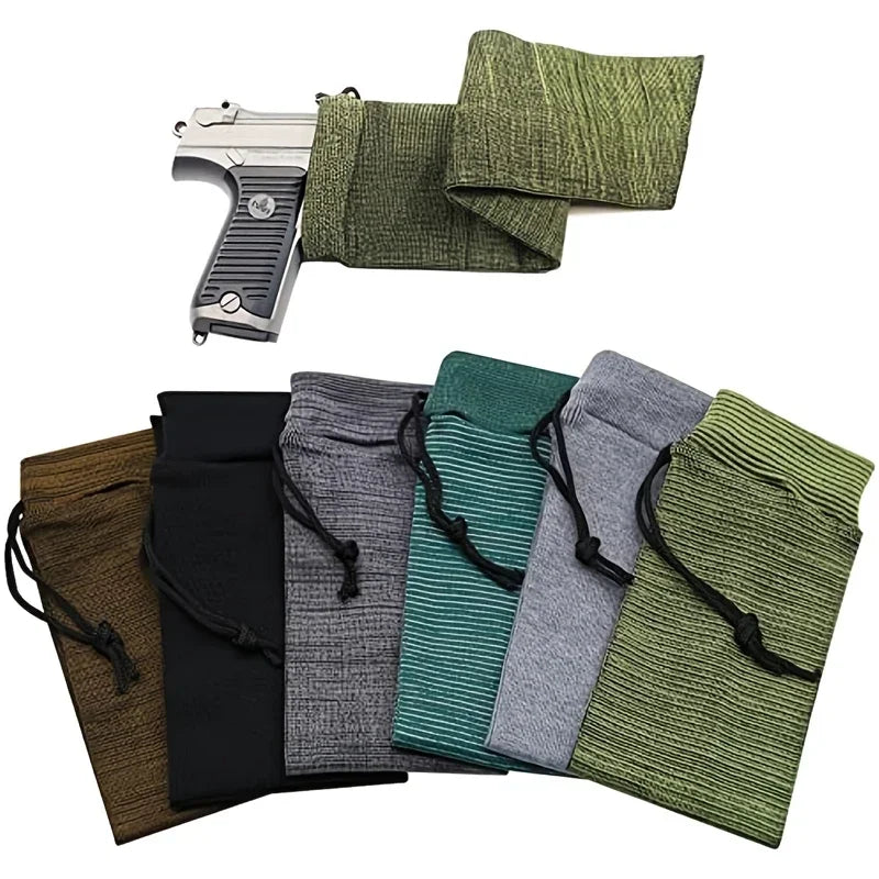 Silicone Treated Rifle Gun Sock Sleeve – Polyester Protective Storage Cover Bag for Hunting Rifles & Fishing Rods