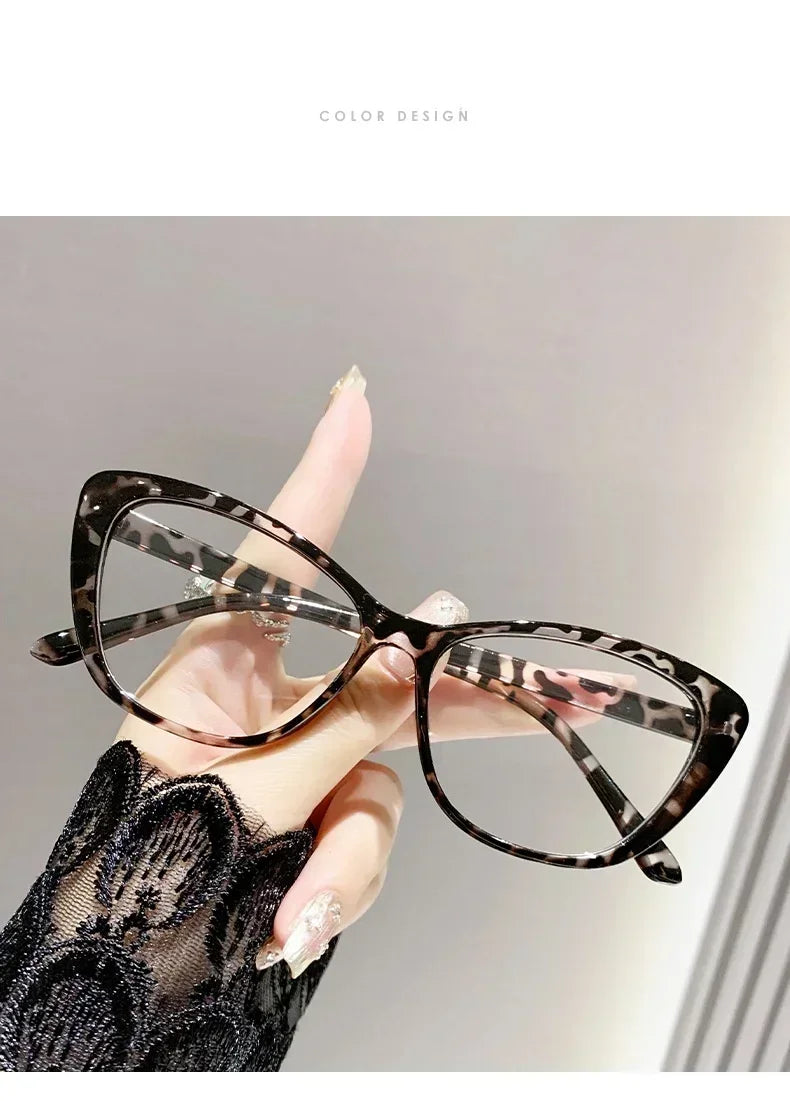Fashion Cat Eye Reading Glasses – Luxury Anti-Blue Light Eyewear for Women & Men with Presbyopia