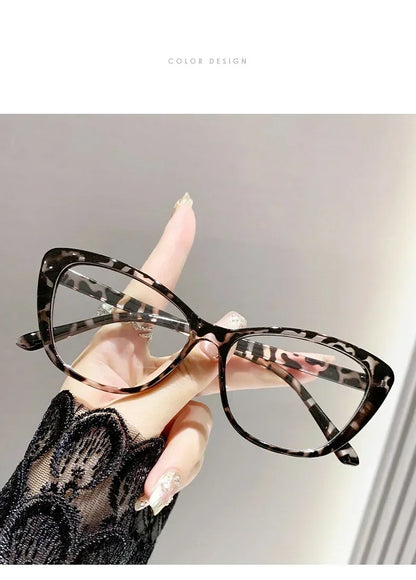 Fashion Cat Eye Reading Glasses – Luxury Anti-Blue Light Eyewear for Women & Men with Presbyopia