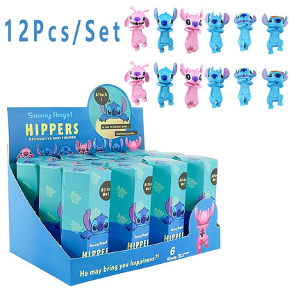 Stitch Lie Prone Series Toy Box — Cute Car Phone Decoration & Sonni Angel Gift for Kids' Birthday