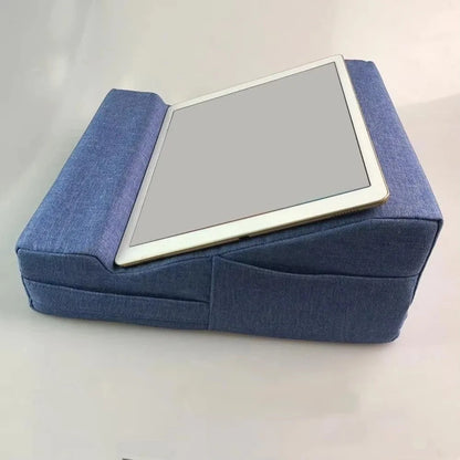 Portable Tablet Hand Rest Stand - Soft Pillow Reading Cushion for Bed & Sofa