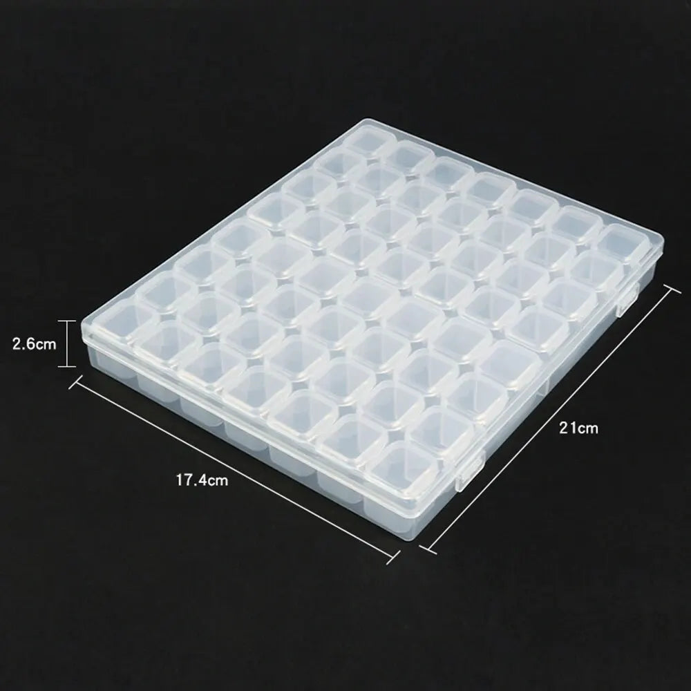 5D DIY Diamond Painting Storage Box – Drill & Embroidery Accessories Organizer Case