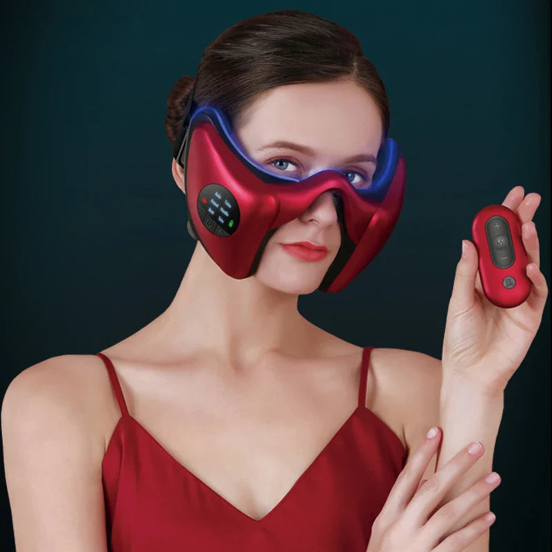V-Shaped Facial Massager - Lift and Tighten Jawline, Mandibular Muscle Toning, Weight Loss Instrument with Phototherapy for Face Care