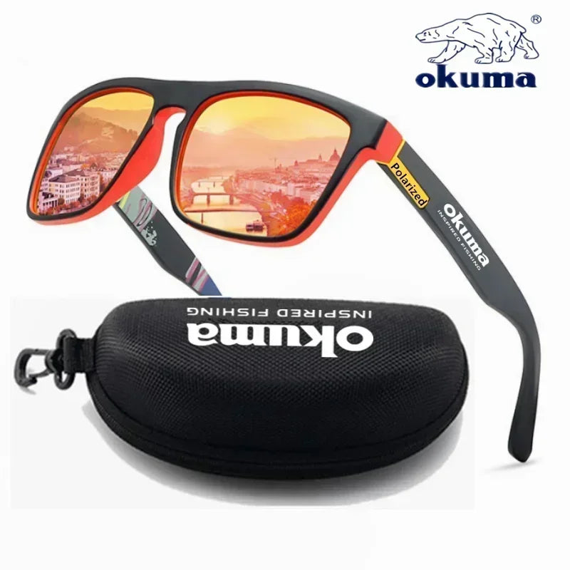 Okuma Polarized Sunglasses UV400 — Men & Women Outdoor Sunglasses for Hunting, Fishing, Driving & Biking, Optional Box