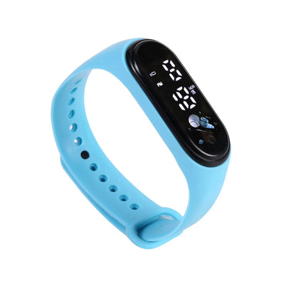 Kawaii Waterproof Smart Watch for Kids – Fashionable Outdoor Sports Digital Watch for Boys & Girls – Silicone Montre Enfant
