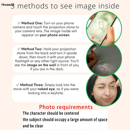 Custom Projection Photo Necklace — Camera-Shaped Personalized Photo Pendant Jewelry 2025
