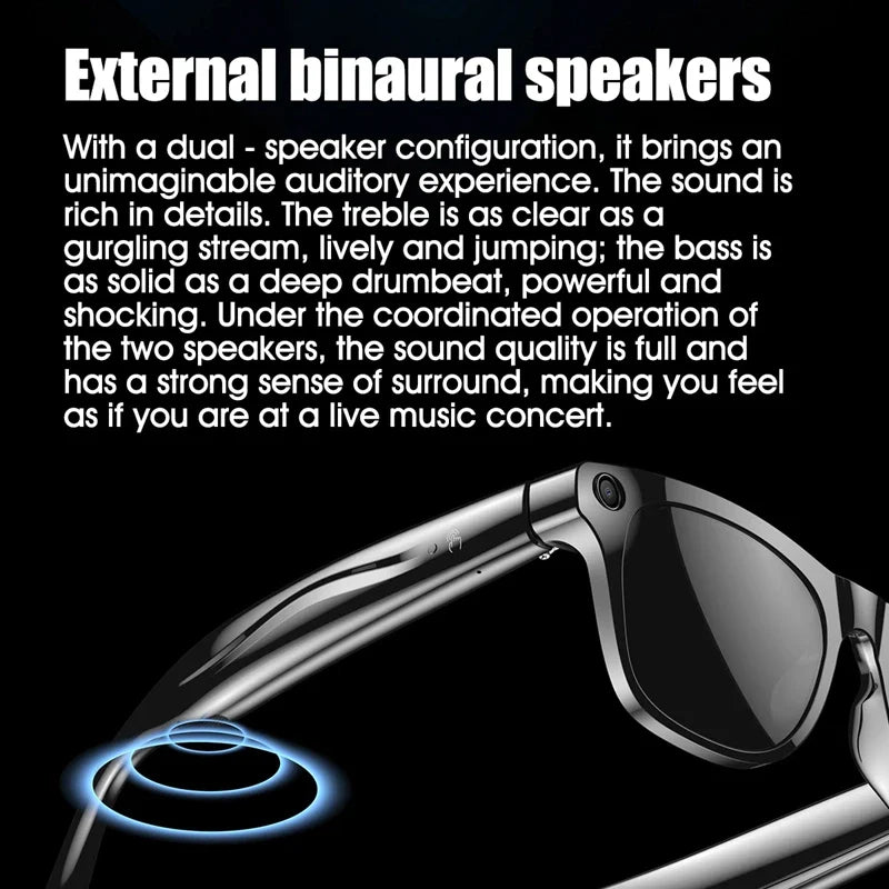 Xiaomi MIJIA 1080P HD AI Smart Glasses — Cat GPT, 100MP Camera, Bluetooth Calls, Voice Assistant, 260mAh Battery