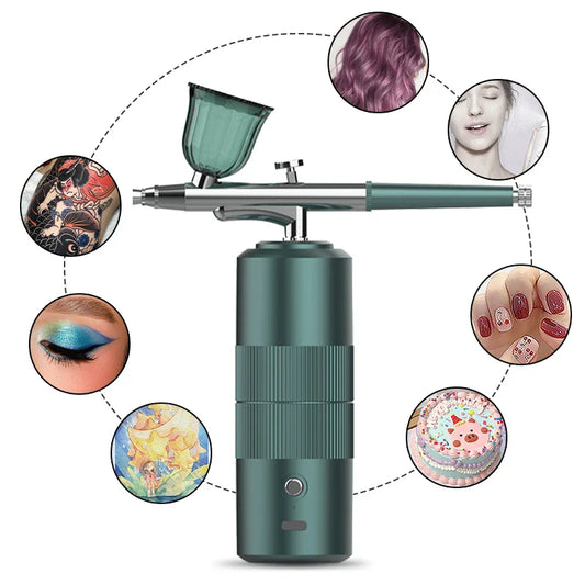 High-Pressure Nano Oxygen Injector – Multi-Function Household Spray Gun, Face Humidifier & USB Water Replenisher