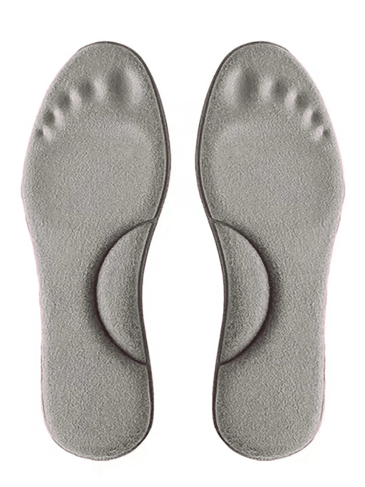 4D Massage Warm Pile Shoe Insoles – Super Soft Latex Sports Insoles with Arch Support, Orthopedic Running & Basketball Foot Comfort