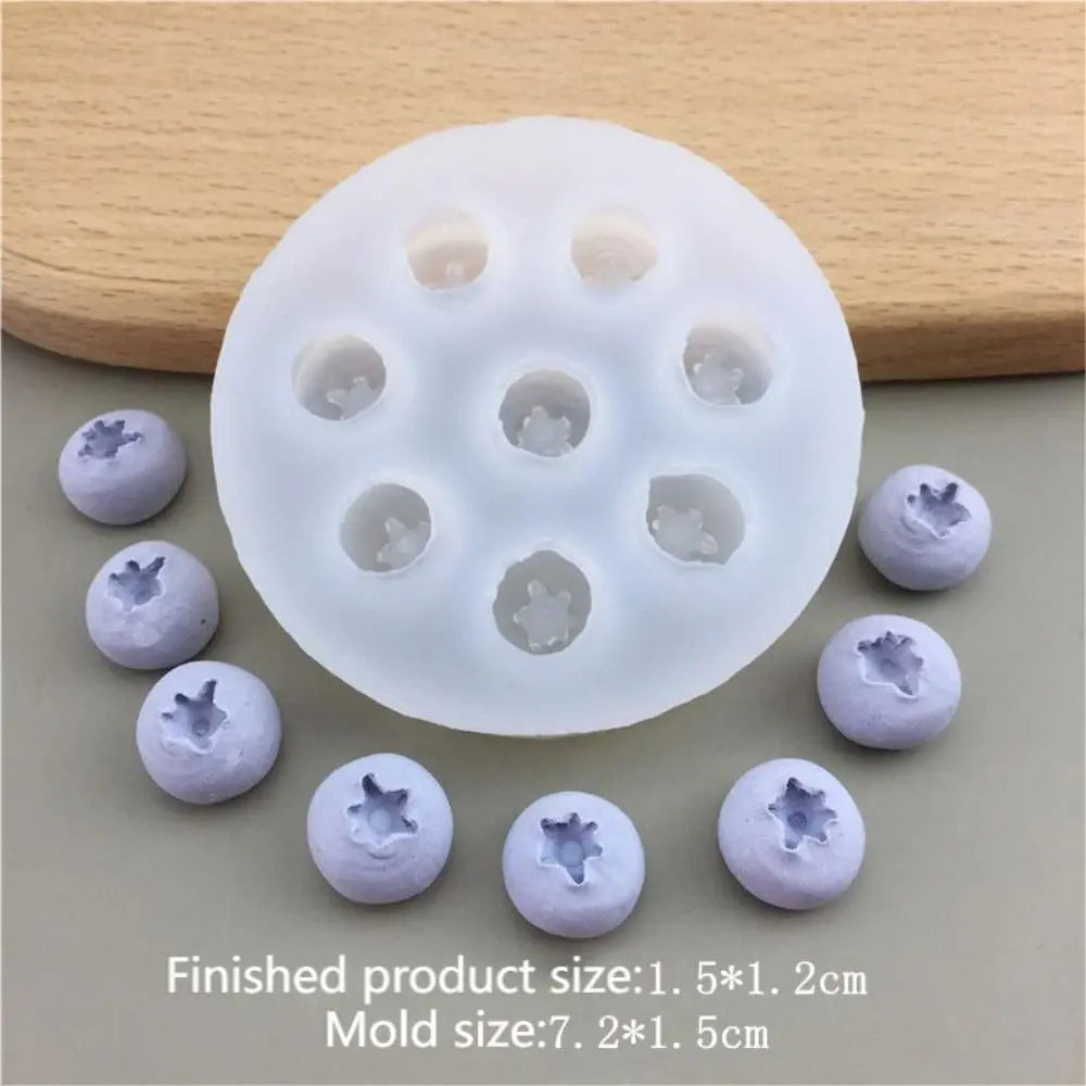 3D Fruit Candle Silicone Mold – Blueberry & Raspberry DIY Chocolate & Baking Craft Mold