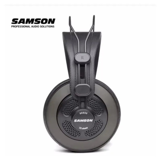 Samson SR850 Semi-Open Studio Monitoring Headphones – HiFi Professional Over-Ear Headset for Recording & Mixing (Original, No Box)