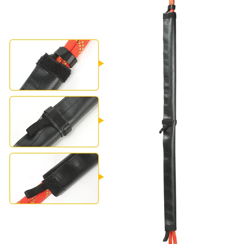 Outdoor Rock Climbing Rope Cover Protector – Anti-Wear Protective Sleeve for Climbing Equipment