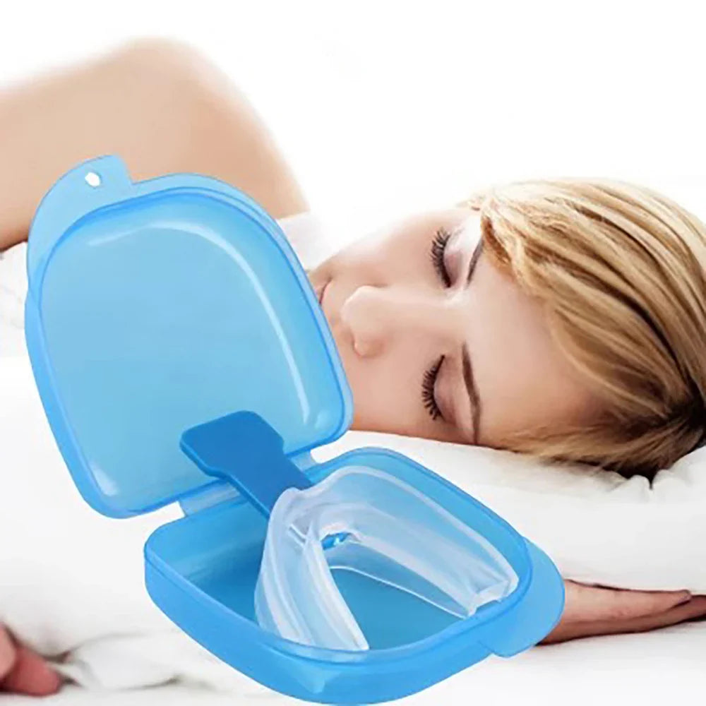 Anti-Snoring Mouth Guard for Bruxism & Sleep Apnea – Snoring Stopper and Teeth Protection Device