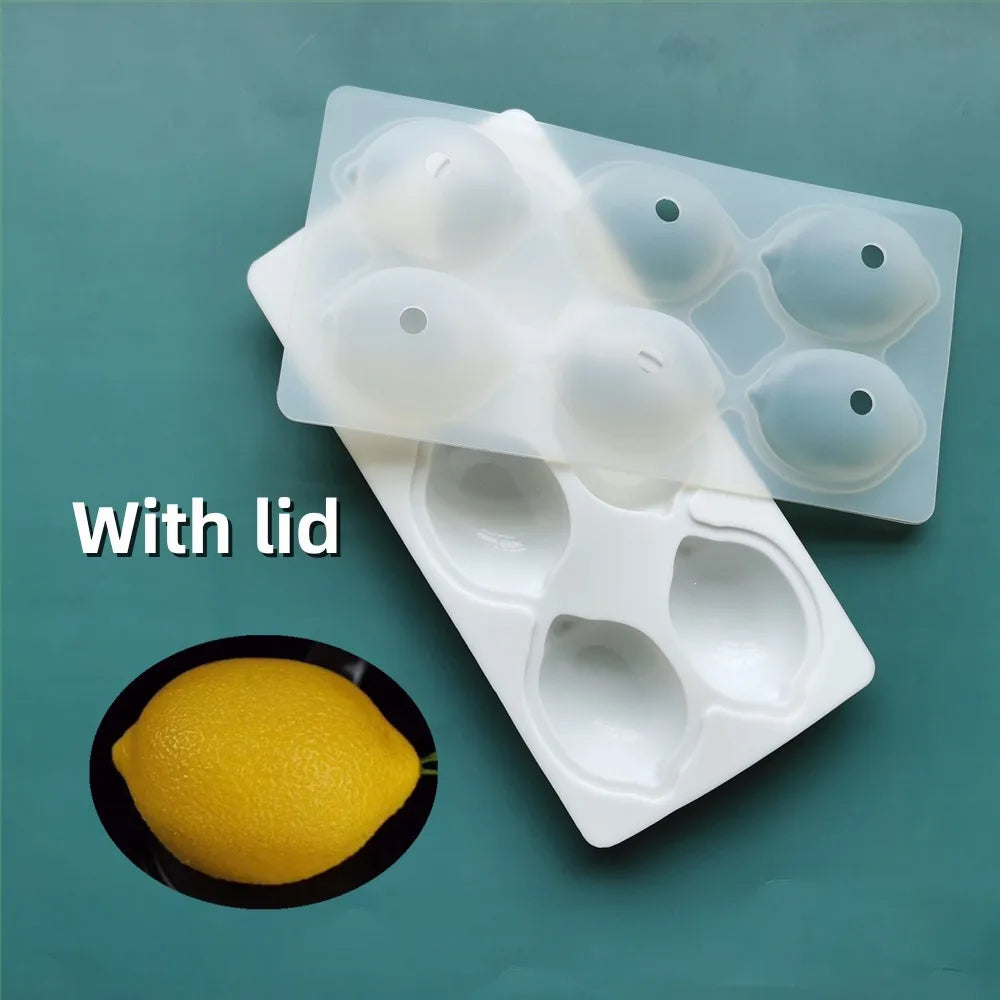 French Dessert 3D Lemon Silicone Mold – Cake, Brownie & Mousse Decorating Pastry Baking Tool