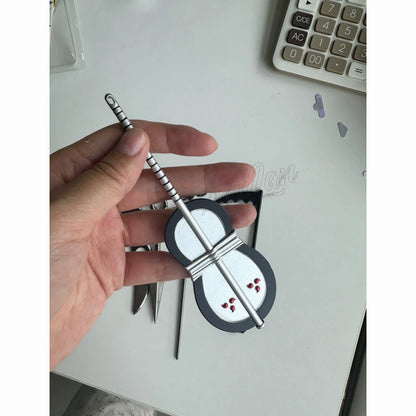 Anime Naruto Weapon Keychain Set – Metal Models of Asuma, Zabuza Sword, Kisame, Hidan, Minato Kunai & Flying Thunder God Cosplay Toys for Boys