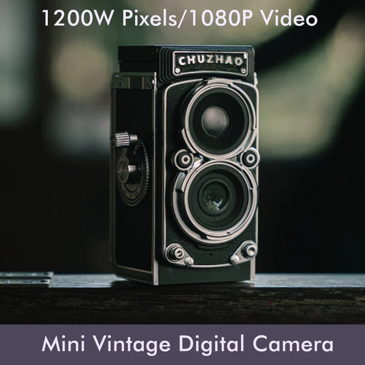 Mini Digital Camera – 12MP Photos, 1080p Video, 1.54" Screen, Compact Vintage Recorder