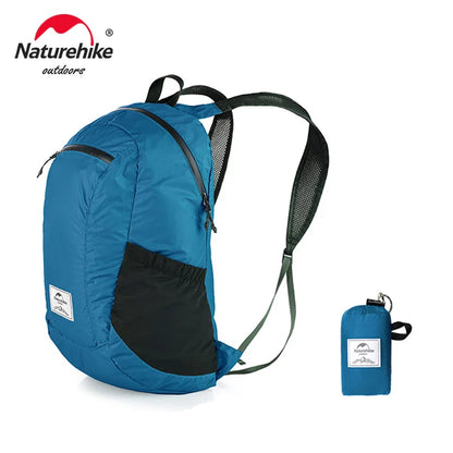 Naturehike 18L Hiking Backpack - Ultralight, Foldable, Waterproof Travel Bag for Men & Women, Outdoor Camping Small Backpack