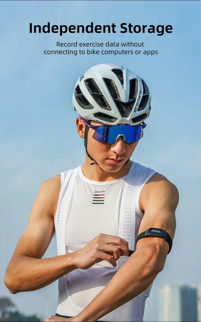 XOSS IPX8 Beat Band Pro – Heart Rate Monitor Armband for Swimming, Running & Fitness Tracking