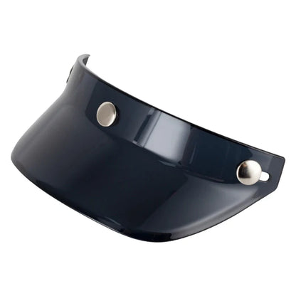 3 Snap-Button Universal Helmet Visor – Windproof Flip Shield for Open Face Motorcycles
