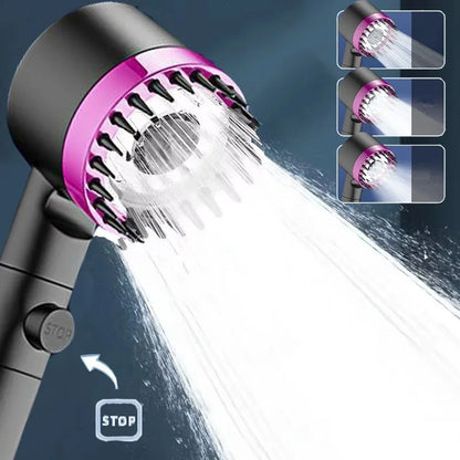 Shower Filter with 4 Modes – Head Massage Showerhead Replacement for Shower Knobs & Bathroom Fixtures