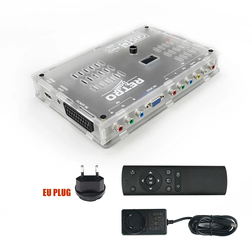 RetroScaler GBSC Pro – SCART/RGBS/YPbPr/VGA to HDMI Video Audio Converter for Retro Consoles
