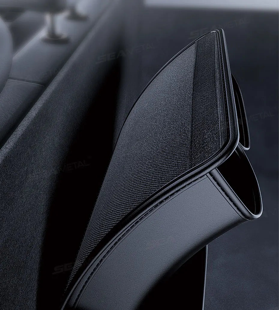 BLALION Car Trunk Leatherette Storage Bag – Detachable High-Capacity Seat Back Pocket Organizer for Jeeps, SUVs & Vans