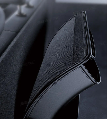 BLALION Car Trunk Leatherette Storage Bag – Detachable High-Capacity Seat Back Pocket Organizer for Jeeps, SUVs & Vans