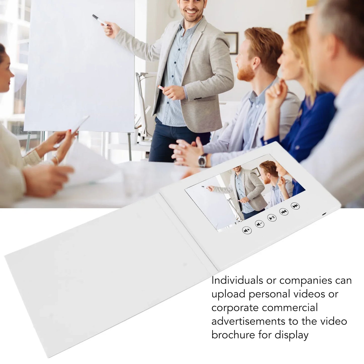 LCD Video Greeting Card – Electronic Video Brochure for Birthday, Father’s Day & Mother’s Day Gifts