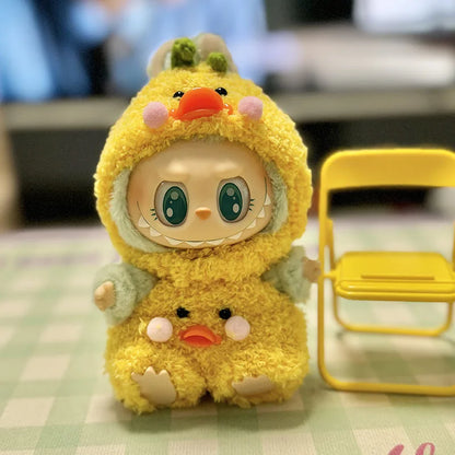 13 Styles Cute Mini Plush Doll Clothes - Outfit Accessories for Kpop Exo Labubu II Idol Dolls, Jumpsuits & Party Clothing