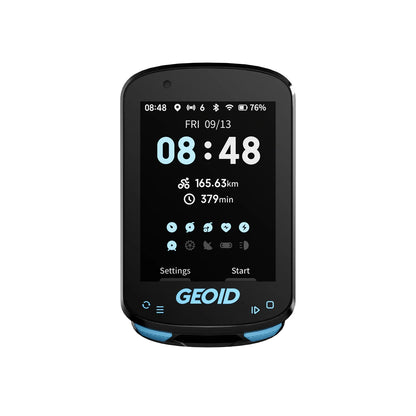GPS Navigation Bike Computer - Colorful Screen Geoid CC600, Wireless Speedometer, GPX, Wifi Cycling Odometer, ANT+ Indoor Power