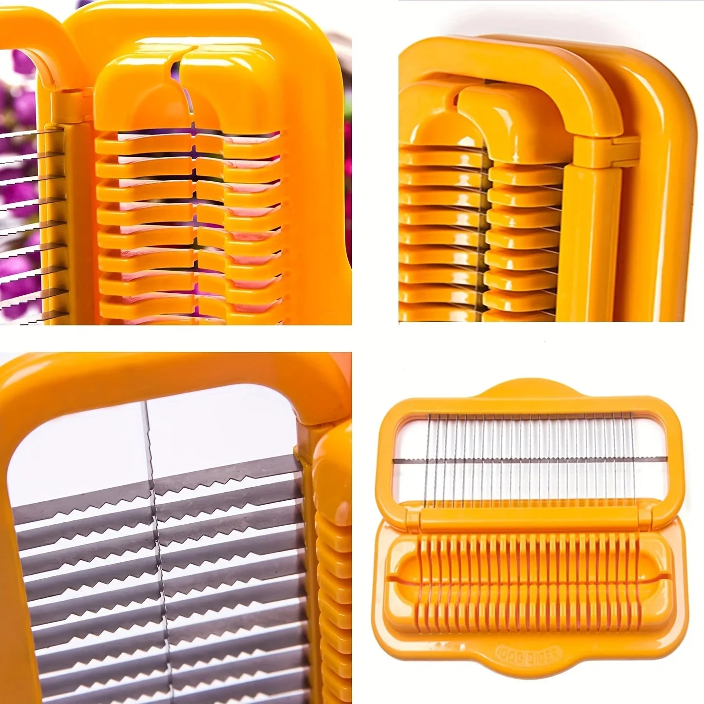 Stainless Steel Banana and Hot Dog Slicer - Multifunctional Kitchen Tool for Vegetables, Strawberries, and Sausages