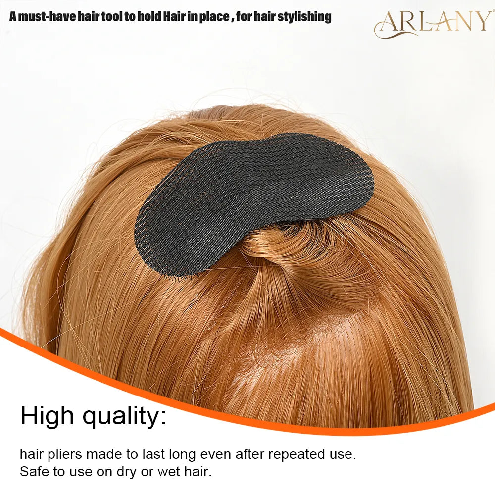2PCS Hair Gripper - Trimming Hair Styling Tool, Hair Holder Stabilizer for Barber Beauty Salon, Hair Extensions Accessories