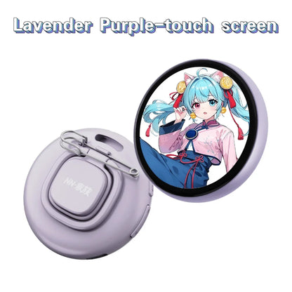 Dynamic Electronic Display Badge - Small Outdoor Digital Pendant for Fashion, 2D Display & Home Decor