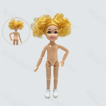 5-Inch / 15cm Little Doll — Normal Skin Girl Dress-Up Toy Gift for Children