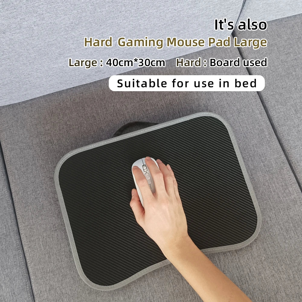 MUMUCC Multifunctional Laptop Desk with Cushion – Foam-Filled Small Pillow Table with Large Hard Mouse Pad