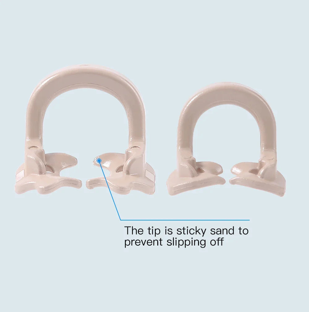 AZDENT 4PCS Dental Rubber Dam Clamps | Barrier Clip Resin Materials | Autoclavable 134℃ | Dentist Lab Tools