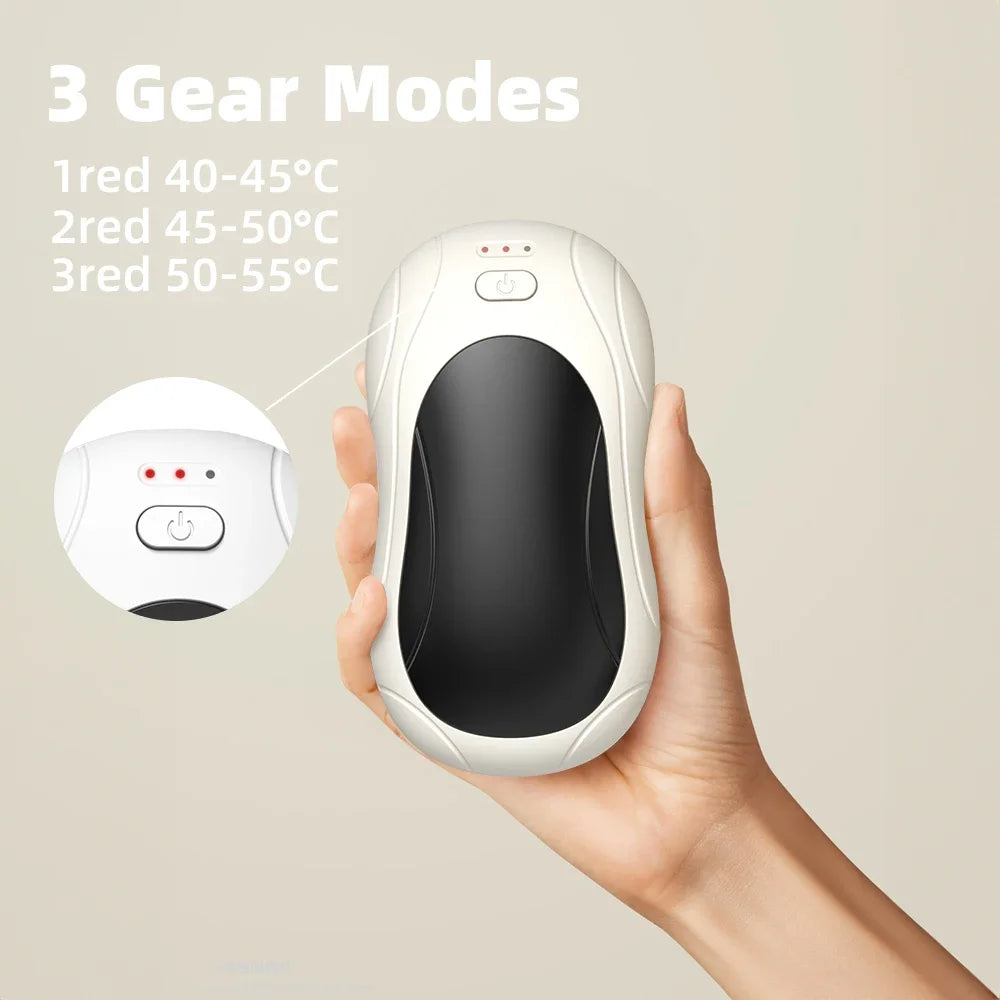 Xiaomi Magnetic Electric Hand Warmer – Portable Durable Heater with 3-Level Temperature Control
