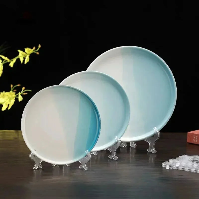 Foldable Dish Plate Racks: Kitchen Storage Holder for Plates, Bowls, and Pictures